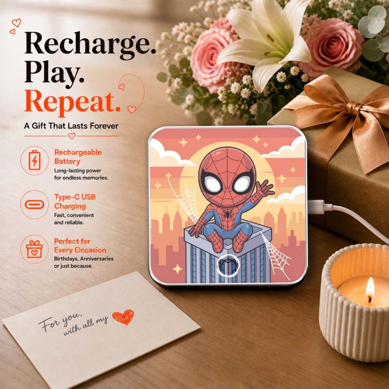 Musical Fridge Magnet Superhero Ironman Theme Magnet with Playing Song Feature Home Decoration Birthday Return Gift